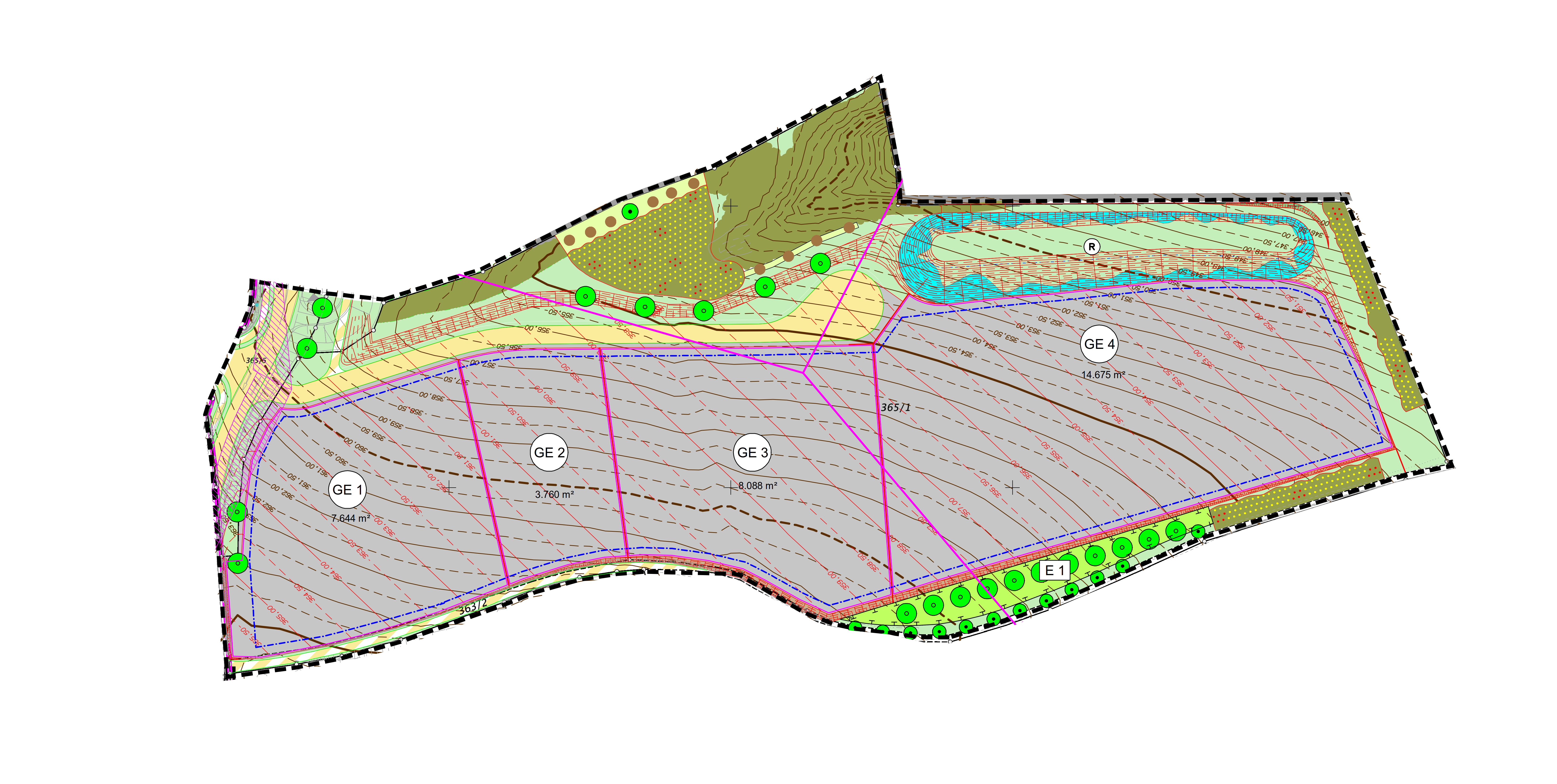 Neu-Erschliessung Gewerbegebiet Linda III in der Donaustadt Vilshofen, Landkreis Passau